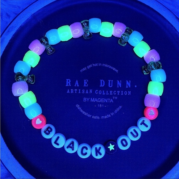 BLACK OUT KANDI BRACELET - Picture 2 of 2